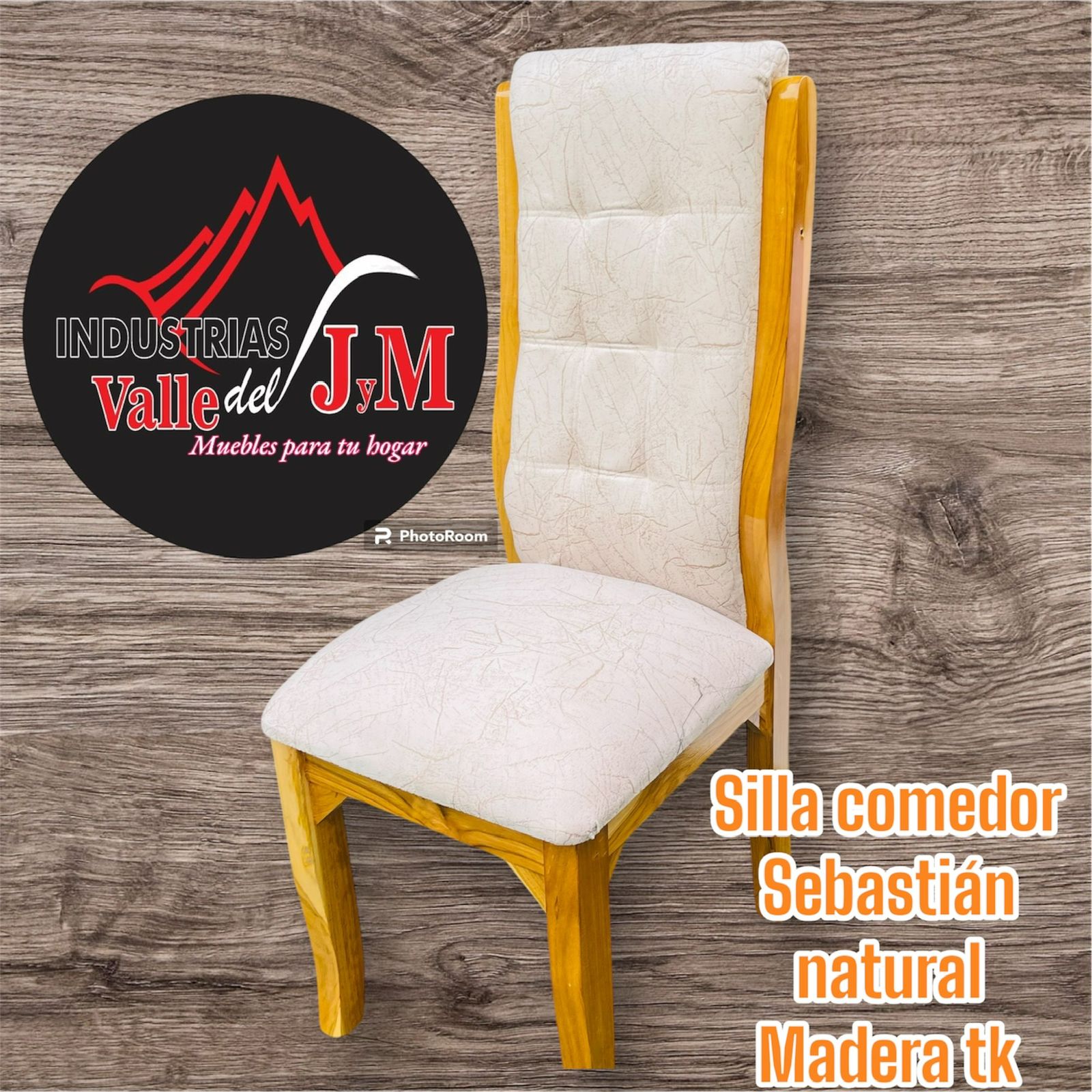 Silla Comedor Sebastian Natural MAdera TK